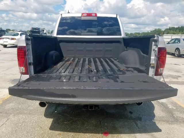 1C6RR7YT7HS670169 - 2017 RAM 1500 REBEL SILVER photo 9