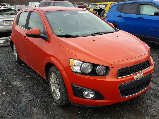 1G1JC6SG4D4182298 - 2013 CHEVROLET SONIC LT ORANGE photo 1