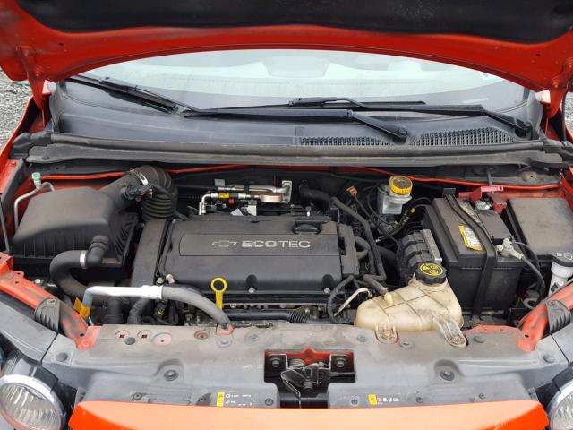 1G1JC6SG4D4182298 - 2013 CHEVROLET SONIC LT ORANGE photo 7