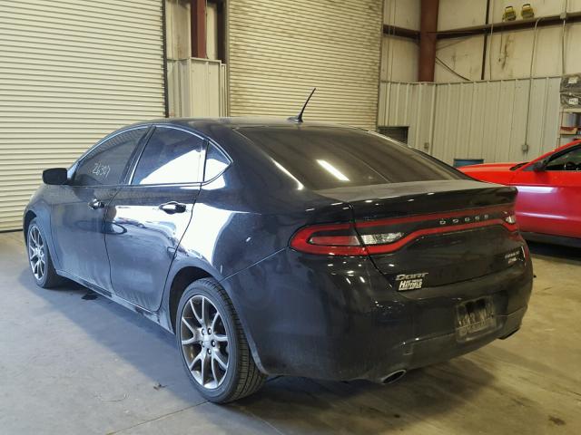 1C3CDFBB5ED906992 - 2014 DODGE DART SXT BLACK photo 3