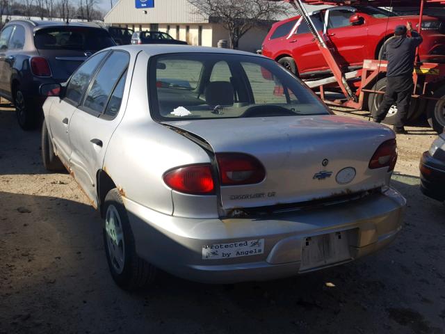 1G1JF524317190295 - 2001 CHEVROLET CAVALIER L SILVER photo 3