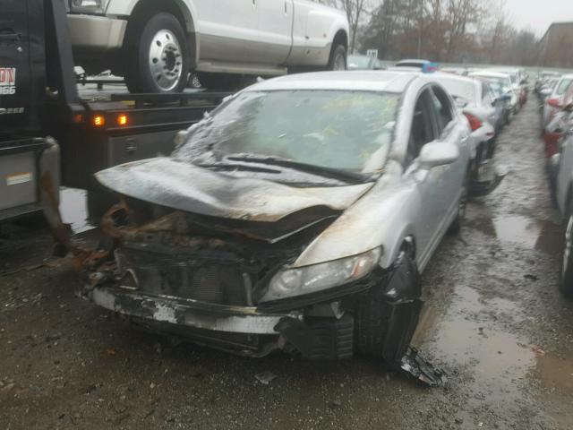 2HGFA16949H328468 - 2009 HONDA CIVIC EXL SILVER photo 2