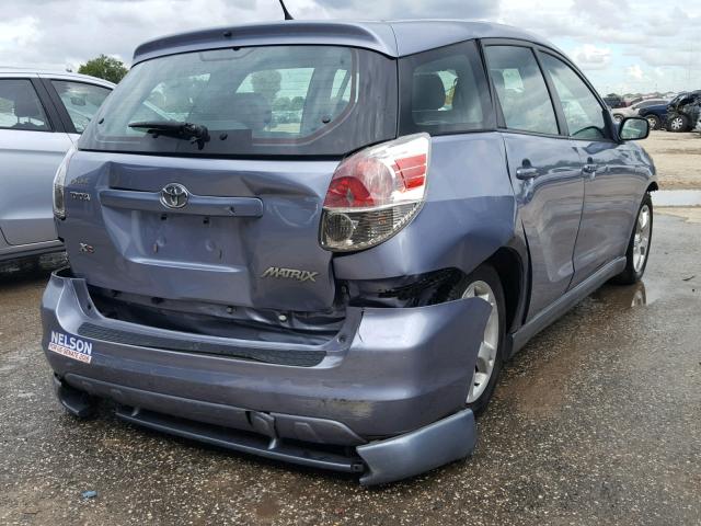 2T1KR30E57C648283 - 2007 TOYOTA COROLLA MA BLUE photo 4