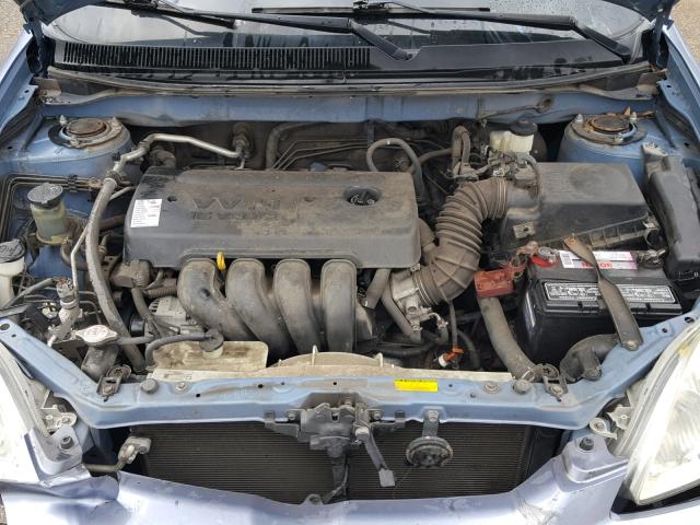 2T1KR30E57C648283 - 2007 TOYOTA COROLLA MA BLUE photo 7