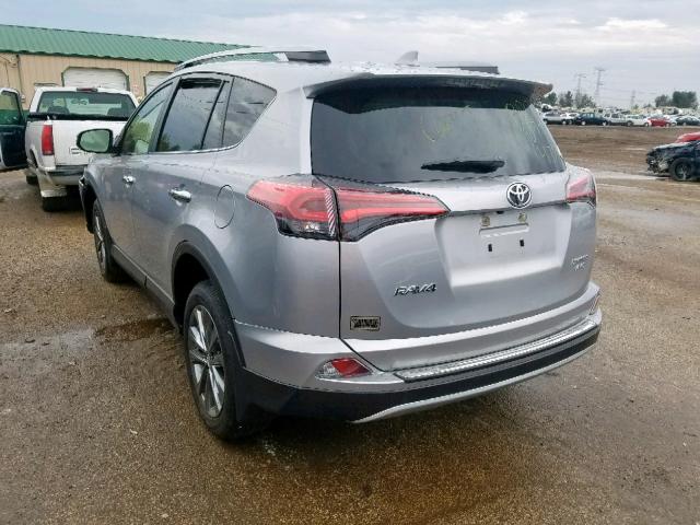 JTMDFREV2JJ234757 - 2018 TOYOTA RAV4 LIMIT GRAY photo 3