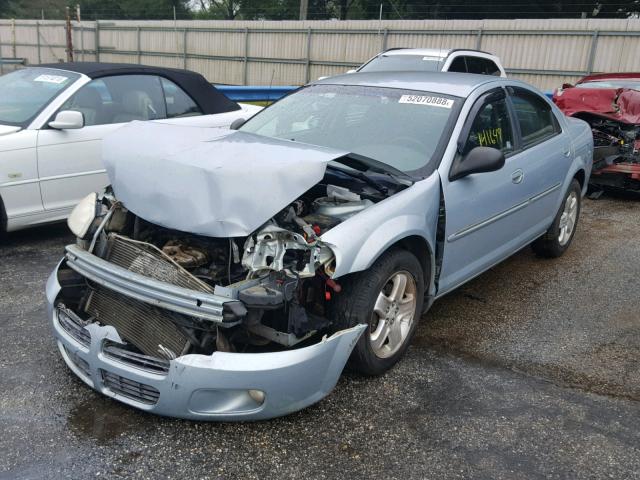 1B3EL56R42N114820 - 2002 DODGE STRATUS ES SILVER photo 2