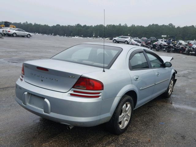 1B3EL56R42N114820 - 2002 DODGE STRATUS ES SILVER photo 4