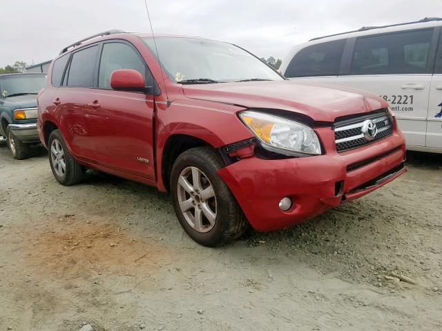 JTMZK31V166000060 - 2006 TOYOTA RAV4 LIMIT RED photo 1