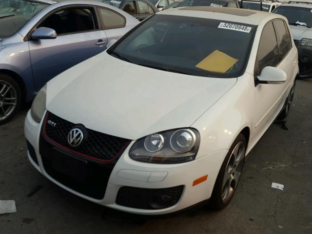 WVWHV91K27W027409 - 2007 VOLKSWAGEN NEW GTI WHITE photo 2