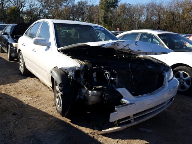 KMHFC46F19A358148 - 2009 HYUNDAI AZERA SE WHITE photo 1