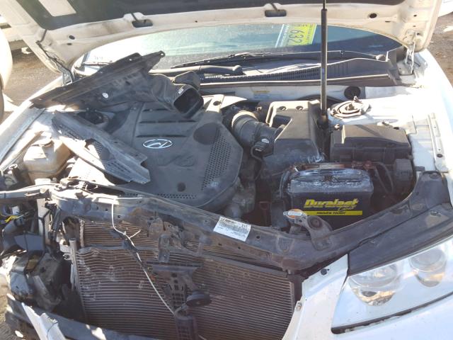 KMHFC46F19A358148 - 2009 HYUNDAI AZERA SE WHITE photo 7