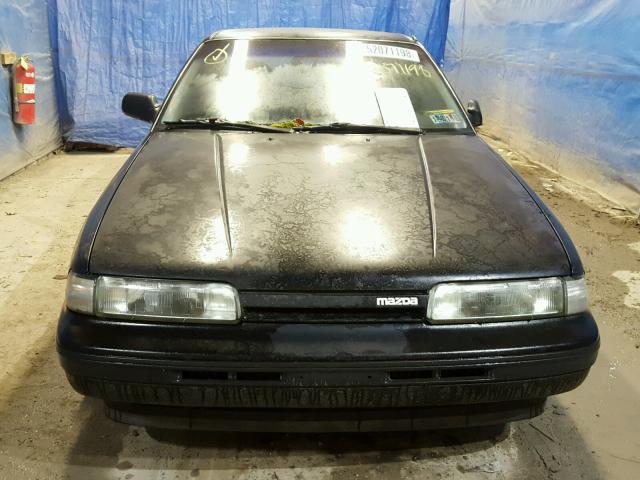 1YVGD31B2N5223729 - 1992 MAZDA MX-6 BLACK photo 9