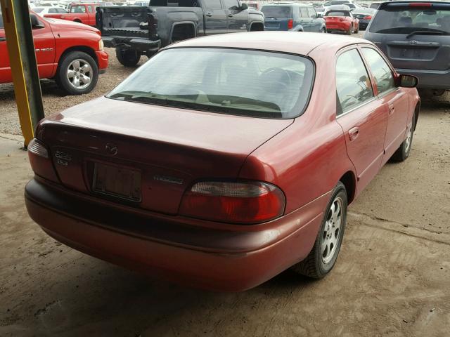 1YVGF22CXY5132918 - 2000 MAZDA 626 ES RED photo 4