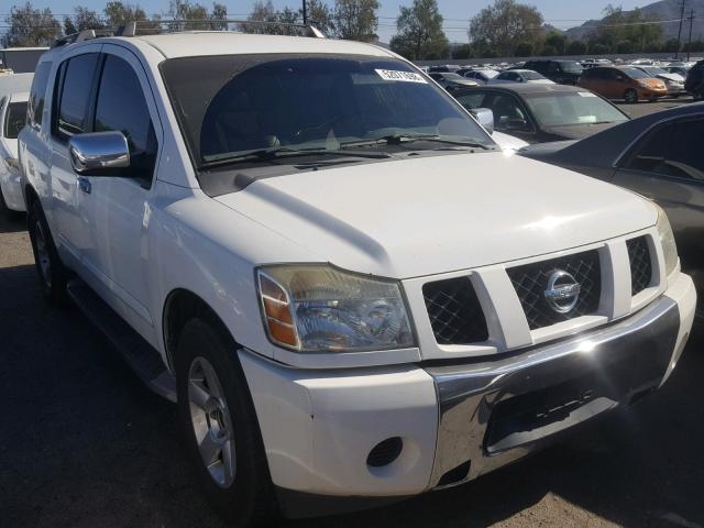 5N1AA08AX4N738553 - 2004 NISSAN ARMADA SE WHITE photo 1