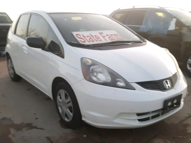 JHMGE8H30BS004522 - 2011 HONDA FIT WHITE photo 1