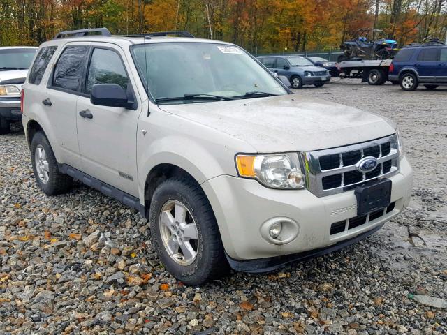 1FMCU93168KC67665 - 2008 FORD ESCAPE XLT WHITE photo 1