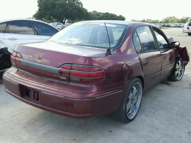 1G3NG52M7W6307234 - 1998 OLDSMOBILE CUTLASS GL MAROON photo 4