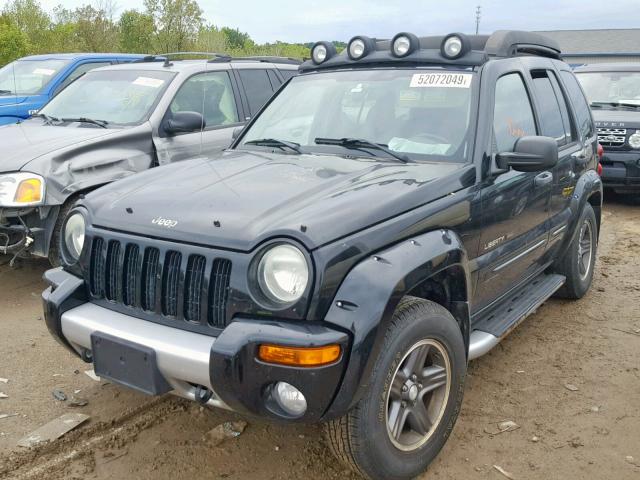 1J4GL38K33W626005 - 2003 JEEP LIBERTY RE BLACK photo 2