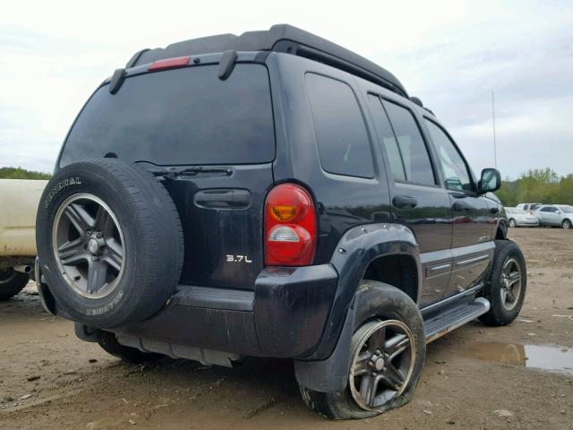 1J4GL38K33W626005 - 2003 JEEP LIBERTY RE BLACK photo 4