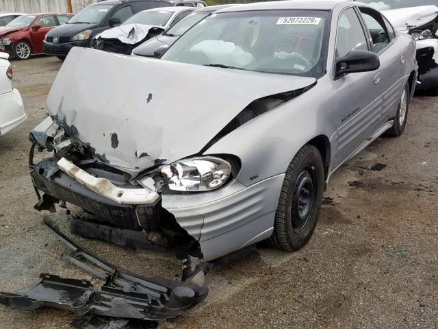 1G2NF52E4YC519755 - 2000 PONTIAC GRAND AM S GRAY photo 2