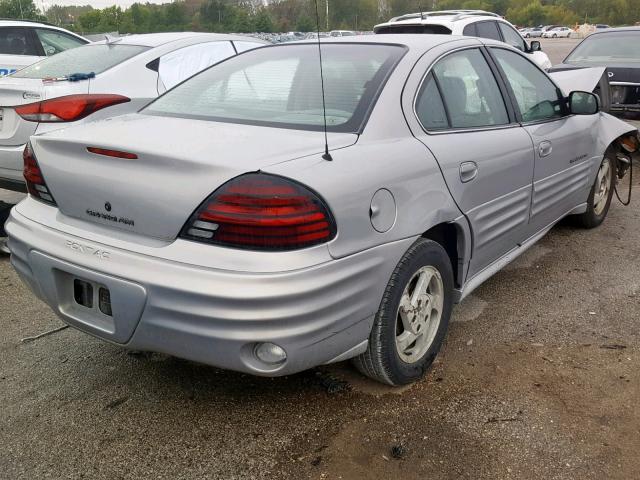 1G2NF52E4YC519755 - 2000 PONTIAC GRAND AM S GRAY photo 4
