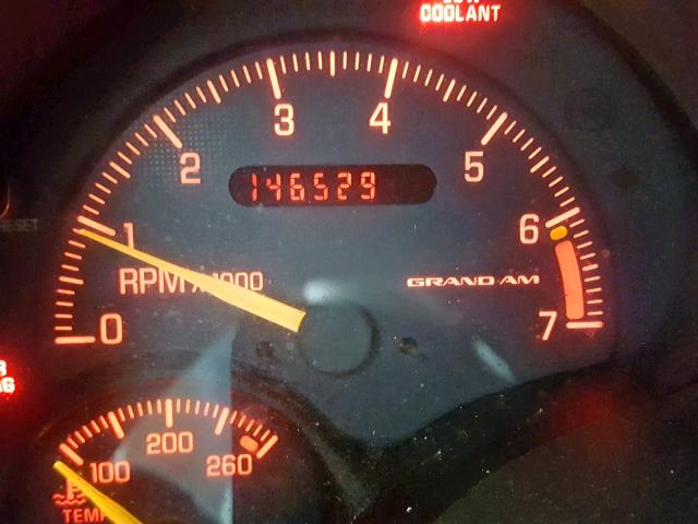 1G2NF52E4YC519755 - 2000 PONTIAC GRAND AM S GRAY photo 8