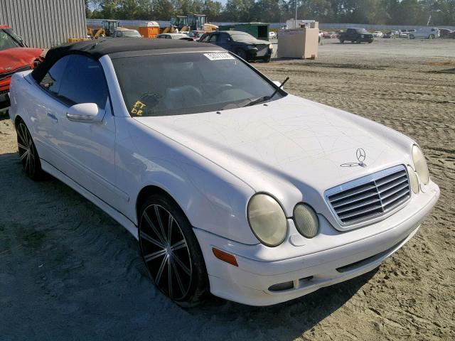 WDBLK65G5YT043838 - 2000 MERCEDES-BENZ CLK 320 WHITE photo 1