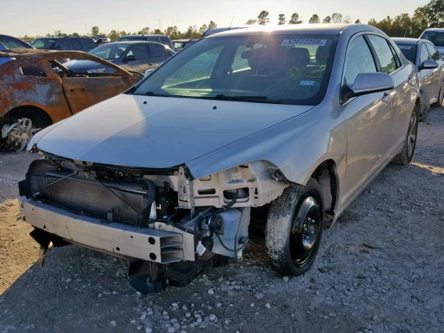 1G1ZC5EU9BF362540 - 2011 CHEVROLET MALIBU 1LT SILVER photo 2