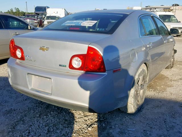 1G1ZC5EU9BF362540 - 2011 CHEVROLET MALIBU 1LT SILVER photo 4