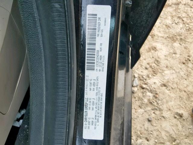 1C3CCBCG3DN623568 - 2013 CHRYSLER 200 LIMITE BLACK photo 10