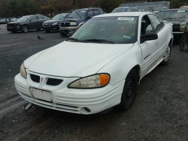 1G2NE52T7YM772810 - 2000 PONTIAC GRAND AM S WHITE photo 2