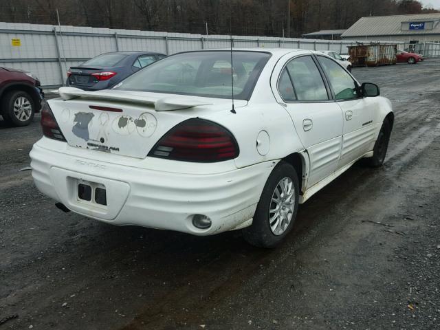 1G2NE52T7YM772810 - 2000 PONTIAC GRAND AM S WHITE photo 4