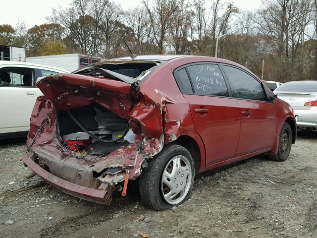 3N1AB61E17L612980 - 2007 NISSAN SENTRA 2.0 RED photo 4