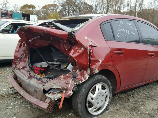 3N1AB61E17L612980 - 2007 NISSAN SENTRA 2.0 RED photo 9