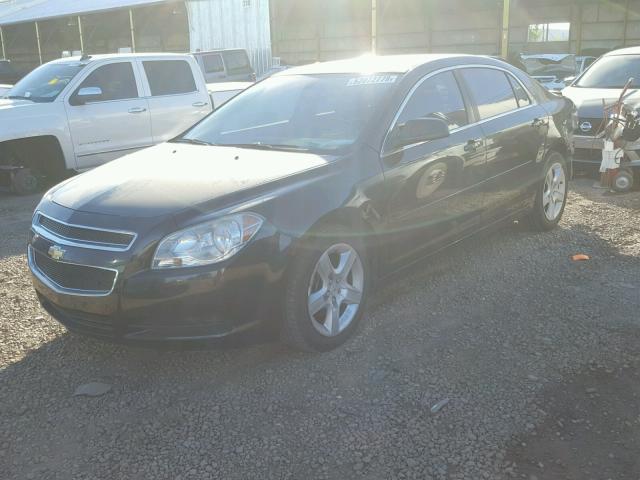1G1ZB5E15BF344397 - 2011 CHEVROLET MALIBU LS შავი ფოტო 2