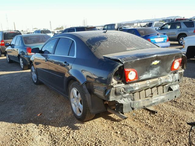 1G1ZB5E15BF344397 - 2011 CHEVROLET MALIBU LS შავი ფოტო 3