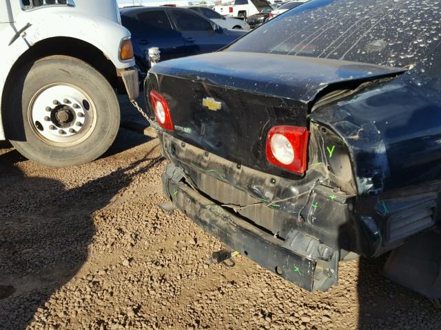 1G1ZB5E15BF344397 - 2011 CHEVROLET MALIBU LS შავი ფოტო 9