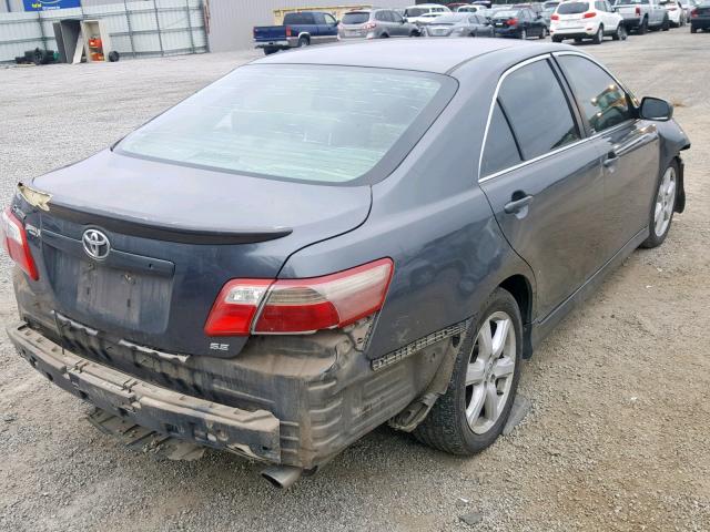 4T1BE46K18U209886 - 2008 TOYOTA CAMRY CE GRAY photo 4