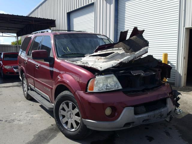 5LMFU27R54LJ26754 - 2004 LINCOLN NAVIGATOR მუქწითელი ფოტო 1