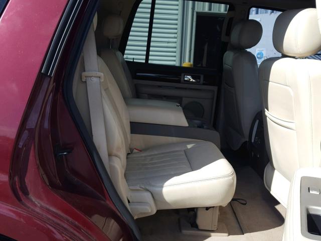 5LMFU27R54LJ26754 - 2004 LINCOLN NAVIGATOR მუქწითელი ფოტო 6