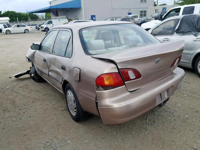 2T1BR12E7XC189422 - 1999 TOYOTA COROLLA VE GOLD photo 3