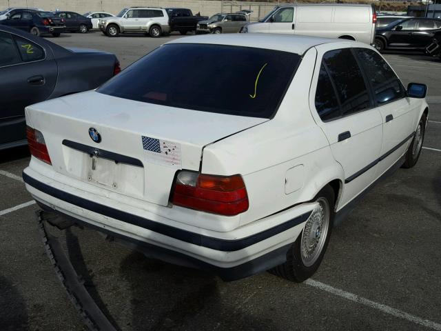 WBACB4315PFL11320 - 1993 BMW 325 I AUTO WHITE photo 4