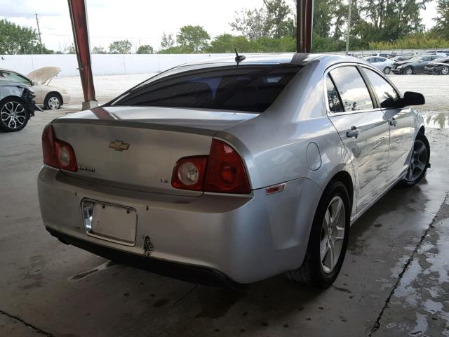 1G1ZG57BX94111872 - 2009 CHEVROLET MALIBU LS 银色 照片 4