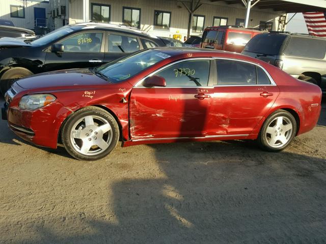 1G1ZJ57728F289663 - 2008 CHEVROLET MALIBU 2LT BURGUNDY photo 9