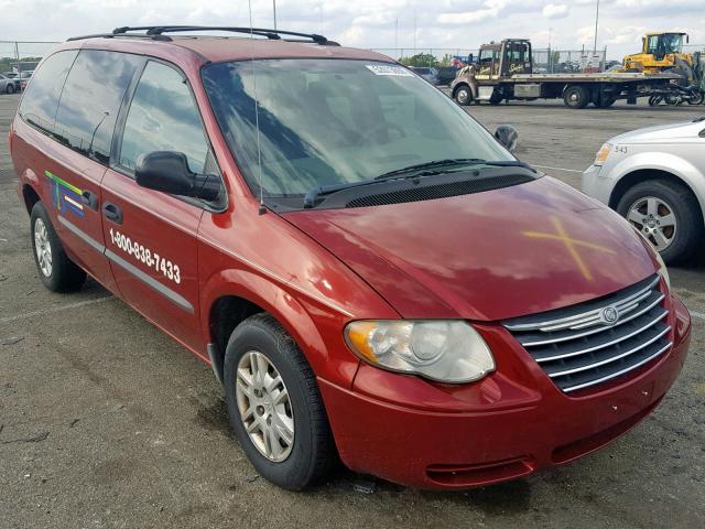 1D8GP24RX5B115295 - 2005 DODGE GRAND CARA RED photo 1