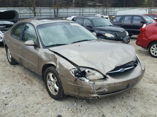 1FAFP552X2G265330 - 2002 FORD TAURUS SES TAN photo 1