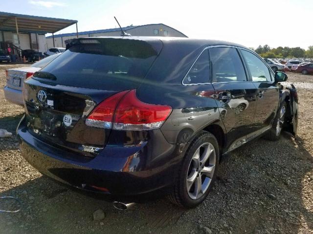 4T3ZK3BB9CU052020 - 2012 TOYOTA VENZA LE BLACK photo 4