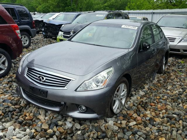 JN1CV6AR3CM677249 - 2012 INFINITI G37 GRAY photo 2