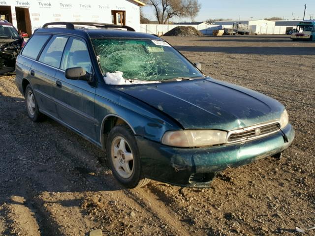 4S3BK6356T7300554 - 1996 SUBARU LEGACY L GREEN photo 1