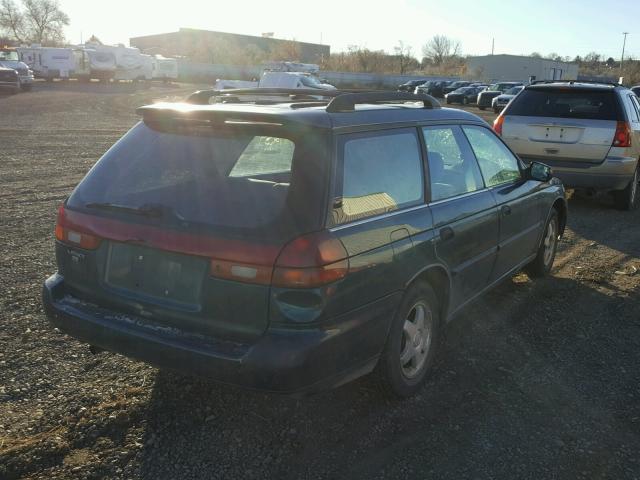 4S3BK6356T7300554 - 1996 SUBARU LEGACY L GREEN photo 4